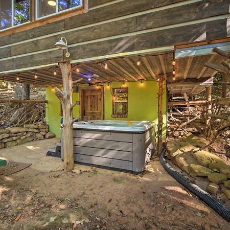The Treehouse Cabin Creekside Home With Hot Tub! Summerville Exteriér fotografie