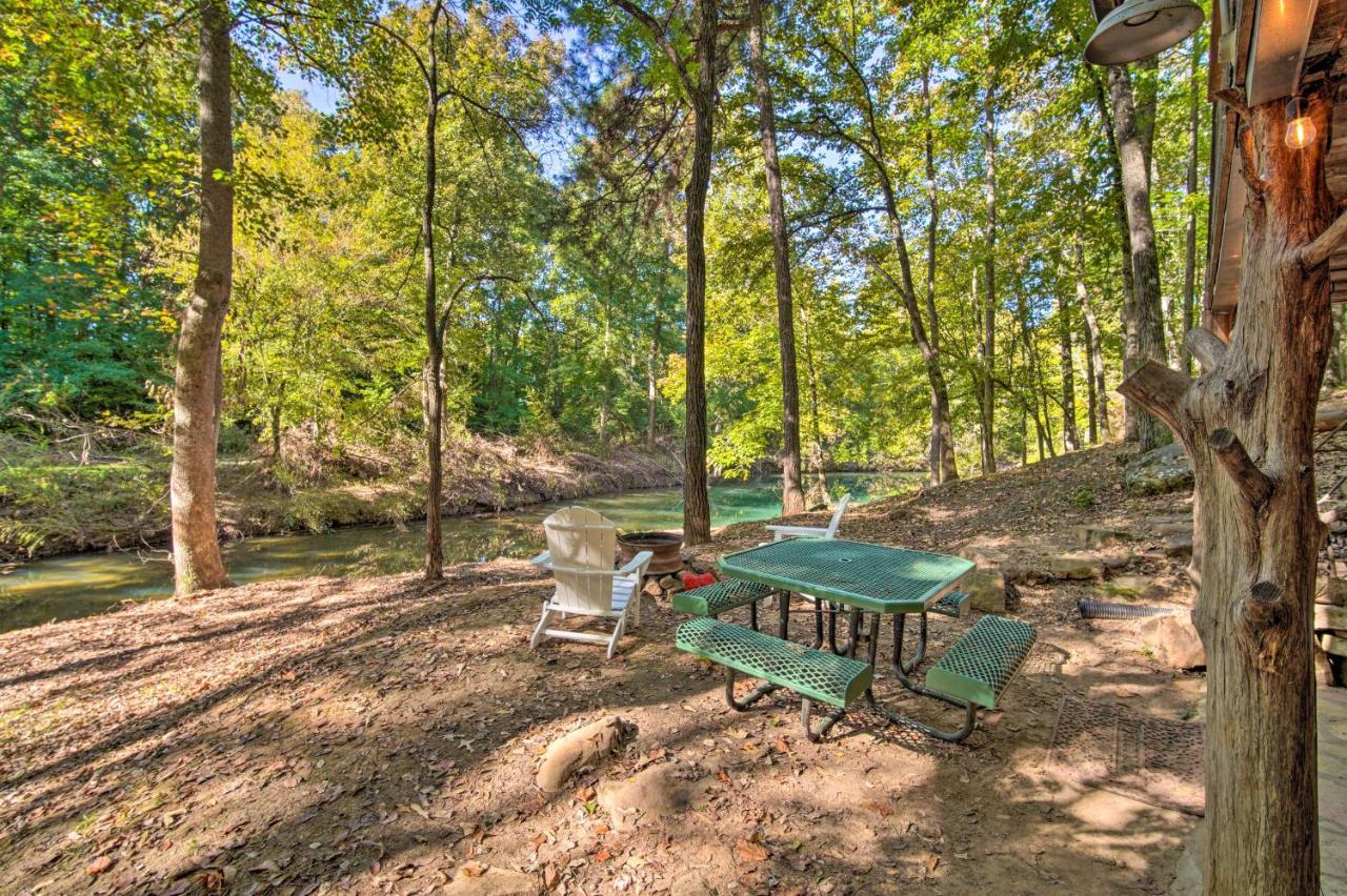 The Treehouse Cabin Creekside Home With Hot Tub! Summerville Exteriér fotografie