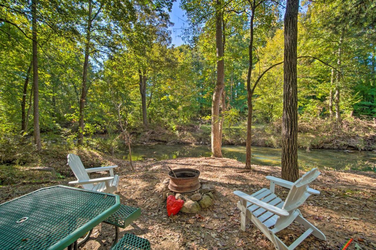 The Treehouse Cabin Creekside Home With Hot Tub! Summerville Exteriér fotografie