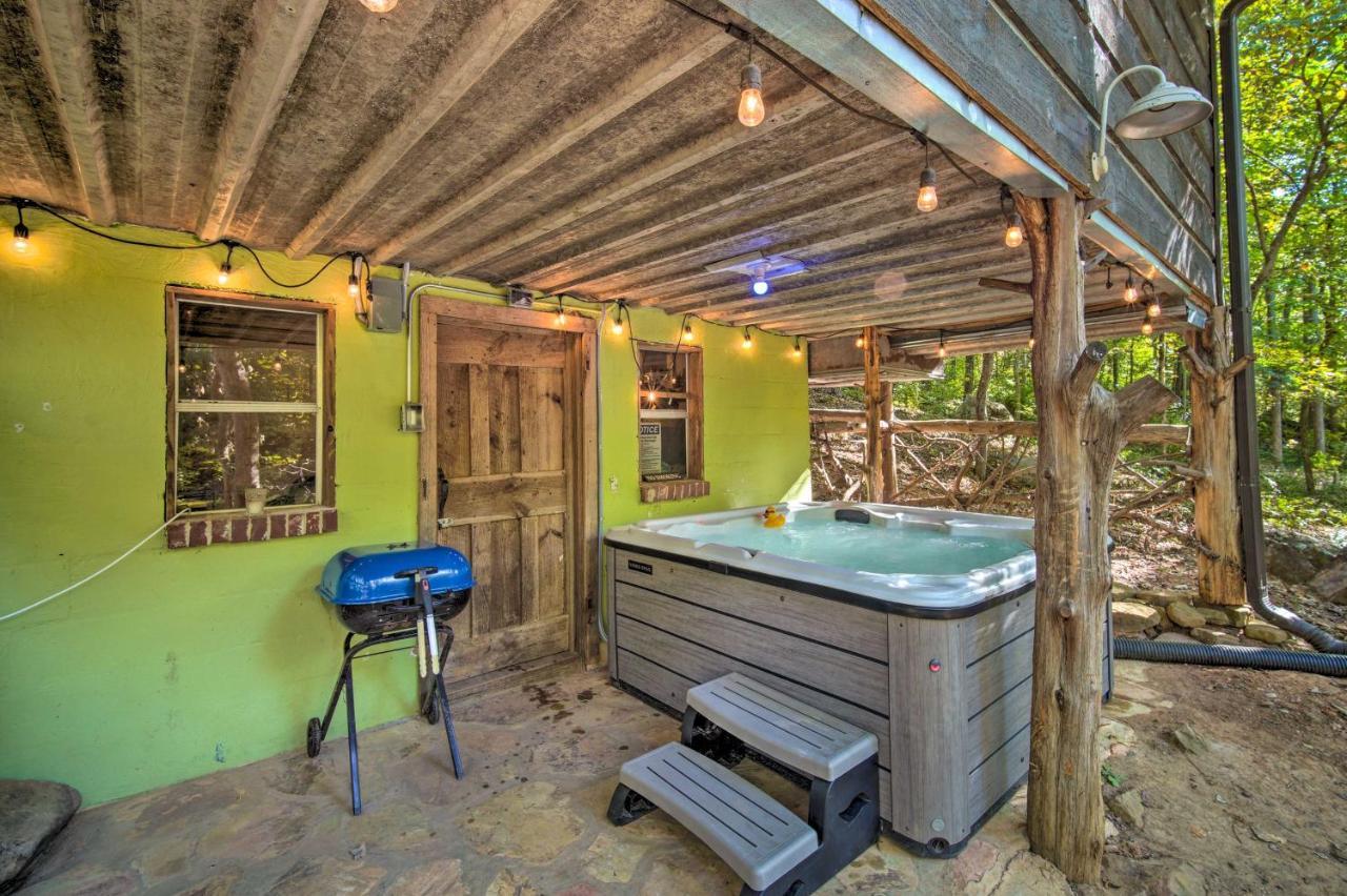 The Treehouse Cabin Creekside Home With Hot Tub! Summerville Exteriér fotografie