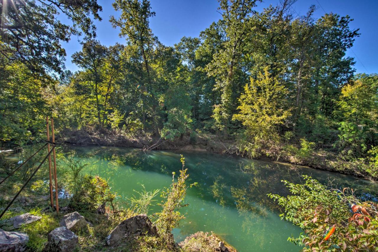The Treehouse Cabin Creekside Home With Hot Tub! Summerville Exteriér fotografie